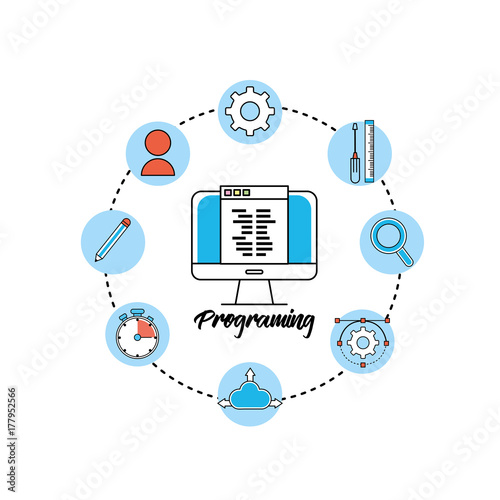 set webside code programmer technology photo