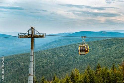 Ropeway / Cable car in the mountains