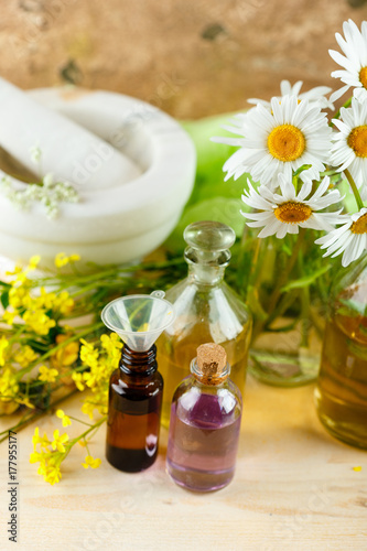 Essential oils and wild flowers