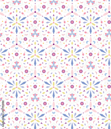 Kaleidoscope seamless pattern
