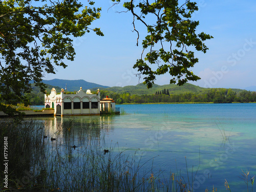 View of the Lake of Banyoles in Girona, Spain photo