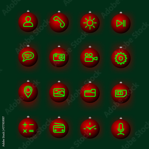 Christmas icons