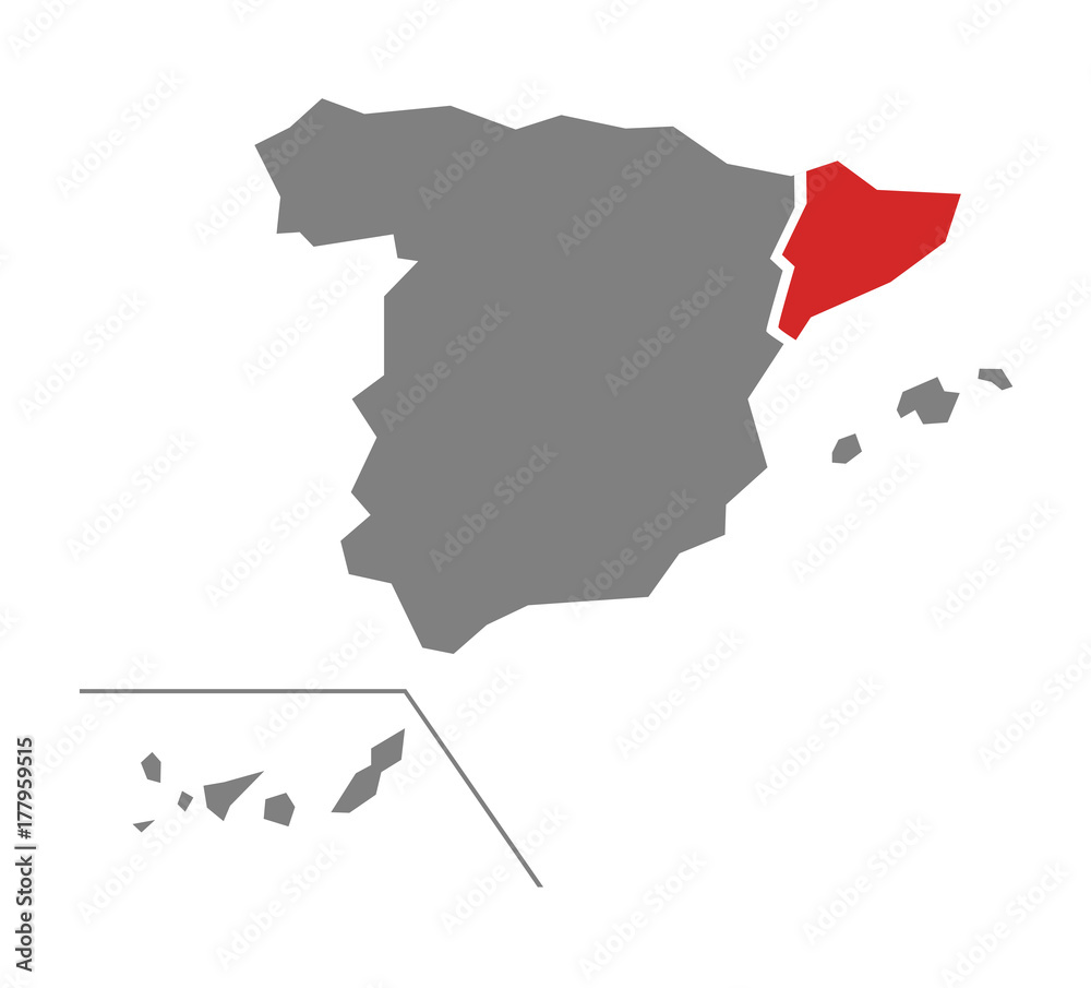 Fotografie Catalonia independence illustration