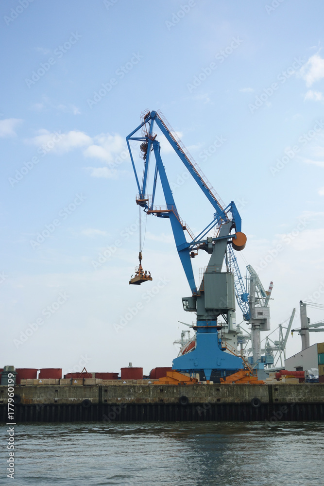 Crane at the port