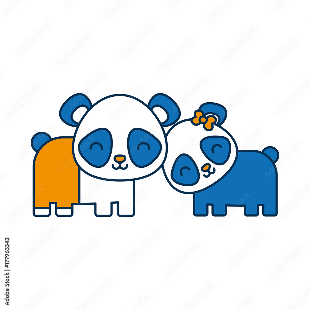 Naklejka premium cute animals design