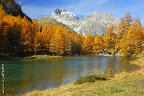 Palpuogna See gegen Piz Ela
