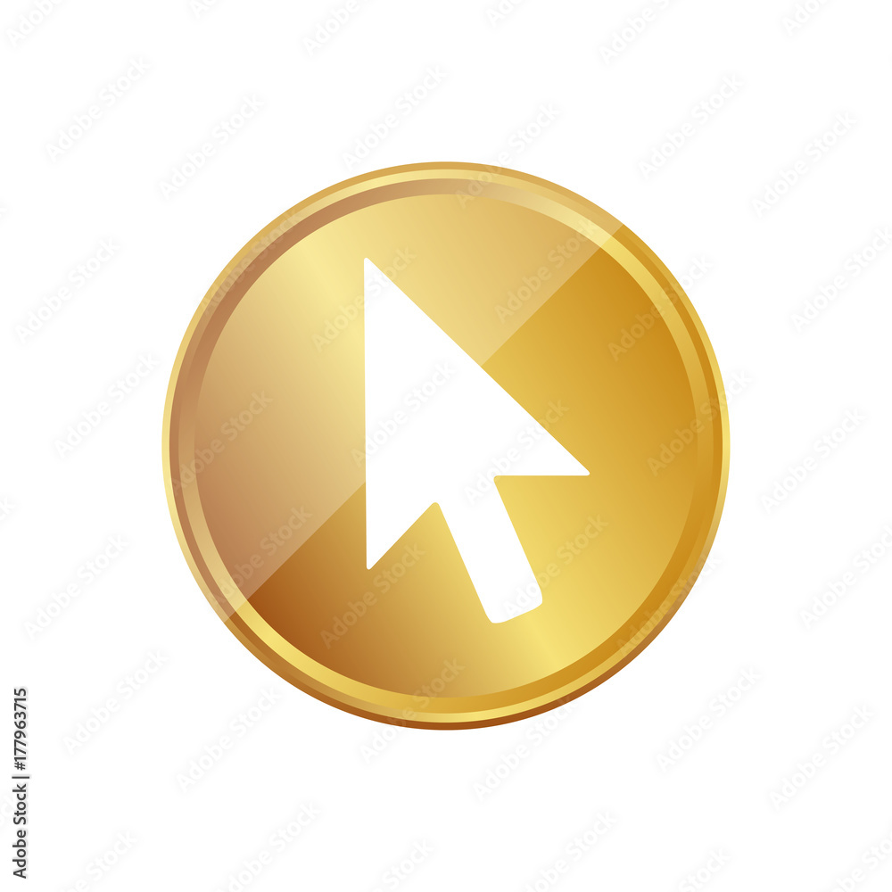 Gold Münze - Mauszeiger Gold Münze - Mauszeiger