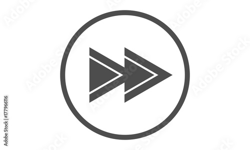 Next Icon Website Element Sign or Icon Design For UI, UX, interface, banner, info graphic