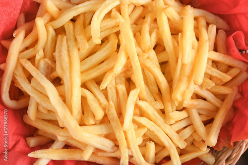 Closeup of yummy french fries