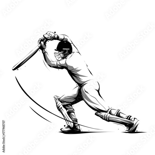 cricket player batsman side