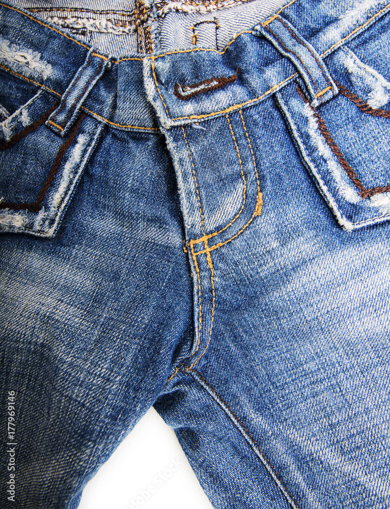 Denim Jeans Background With Seam of Jeans Fashion Design. Denim Jeans Background With Seam of Jeans Fashion Design.