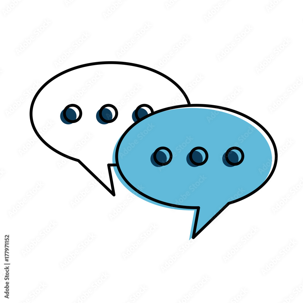 speech bubbles isolated icon speech bubbles isolated icon