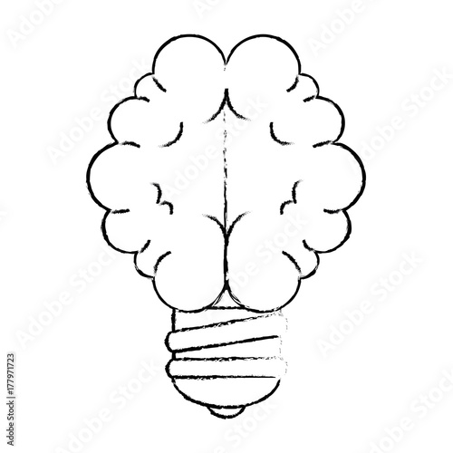 bulb light with brain