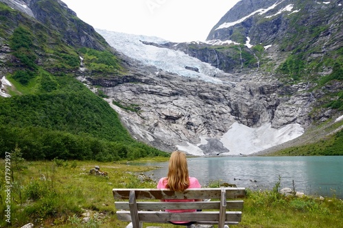 Glaciar Boyabreen. Noruega