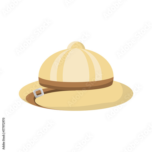 safari hat vector illustration