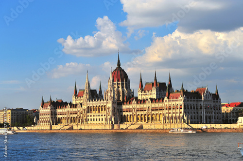 Parliament of Budapest on summer, Hungary