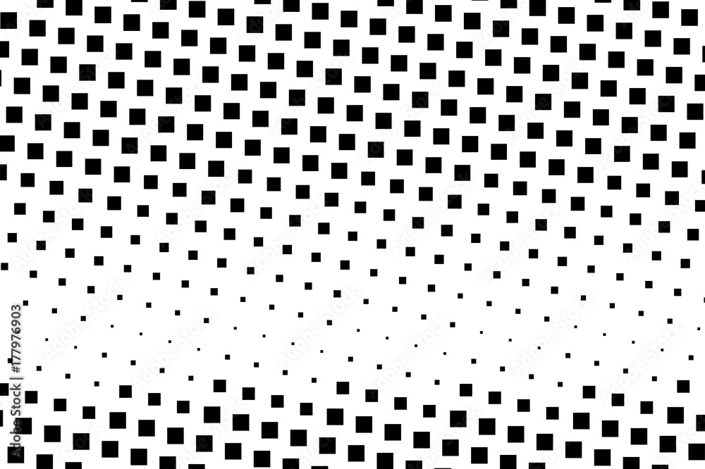 Halftone background. Abstract geometric pattern with small squares. Design element for banners, posters, cards, wallpapers, panels Halftone background. Abstract geometric pattern with small squares. Design element for banners, posters, cards, wallpapers, panels
