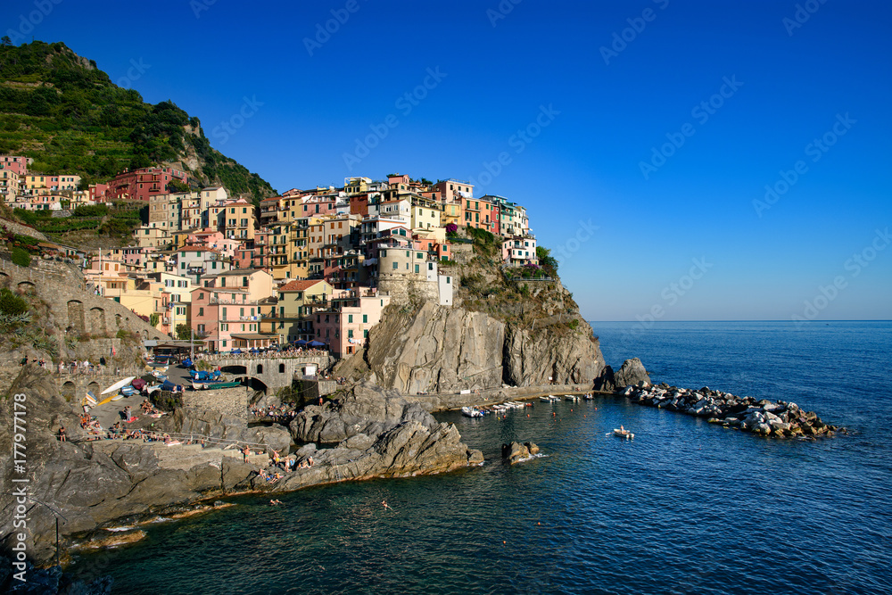 Manarola is a small town,In the province of La Spezia, Liguria, northern Italy.