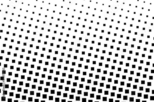 Halftone background. Abstract geometric pattern with small squares. Design element for banners, posters, cards, wallpapers, panels