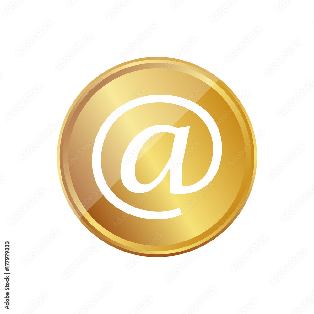 Gold Münze - At Zeichen - Mail Gold Münze - At Zeichen - Mail