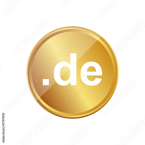 Gold Münze - .de URL