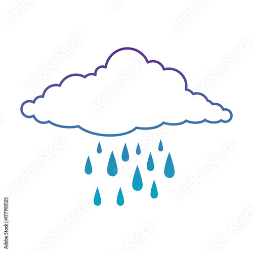 cloud sky silhouette with rain drops