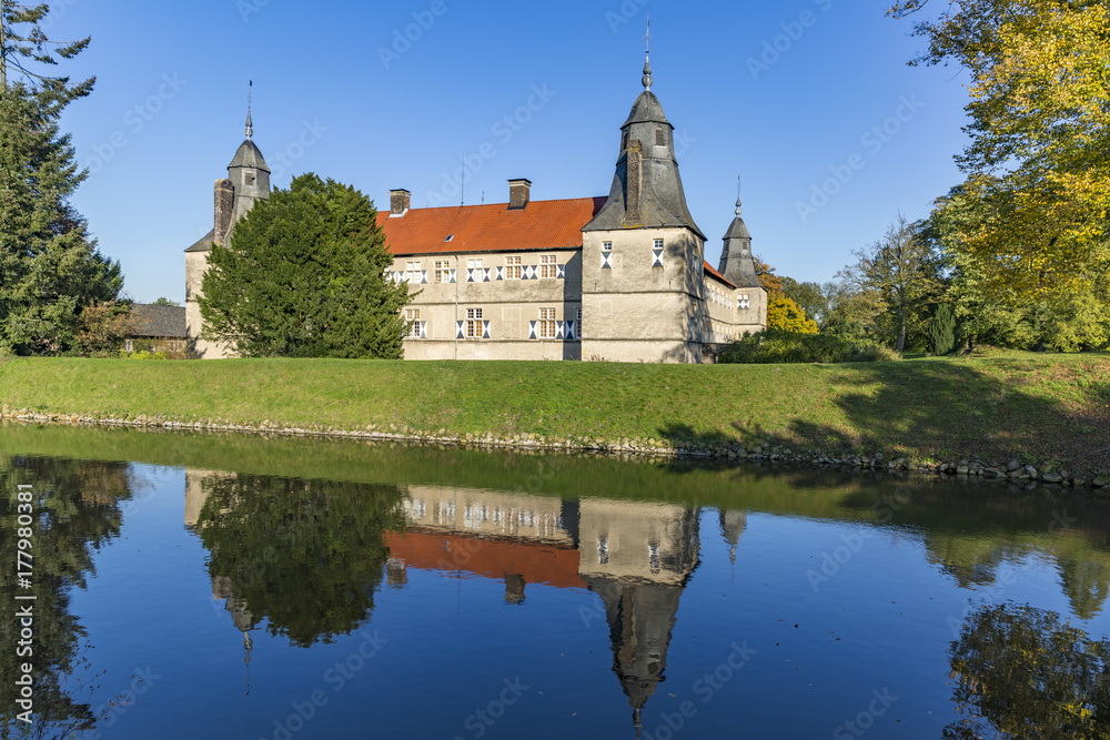 Westerwinkel moated castle in North-Rhine Westphalia