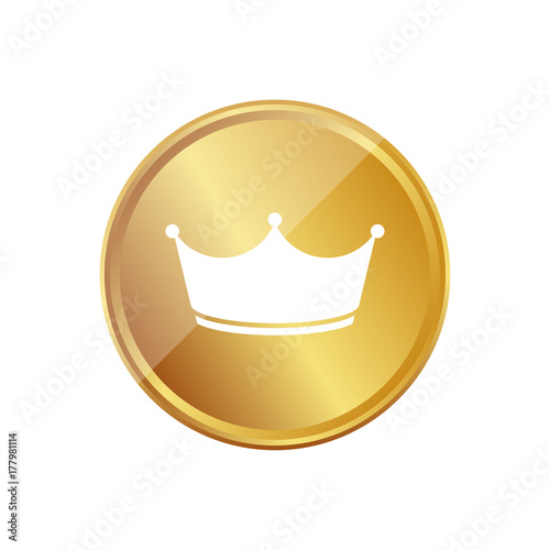 Gold Münze - Krone