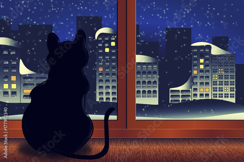 night winter street