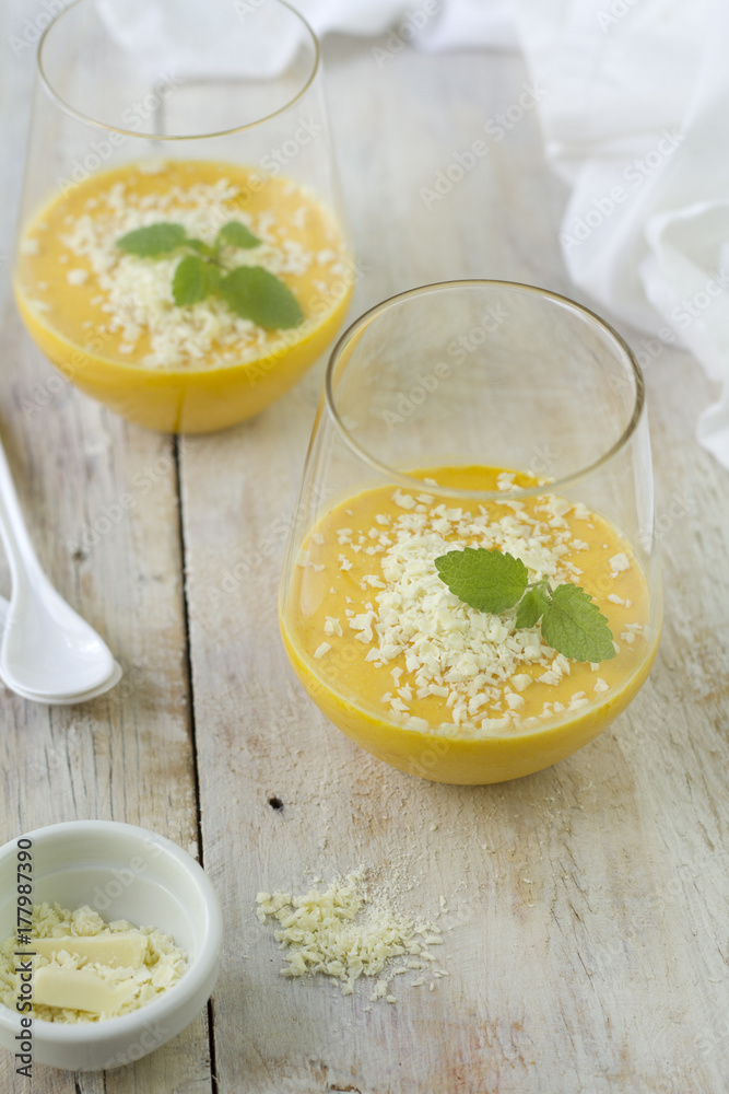 Pumpkin panna cotta Pumpkin panna cotta