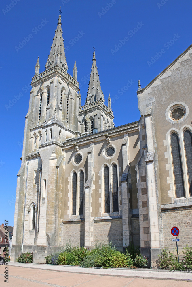 Bourbon-Lancy church, France