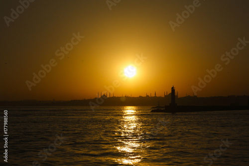 Sunset at İstanbul