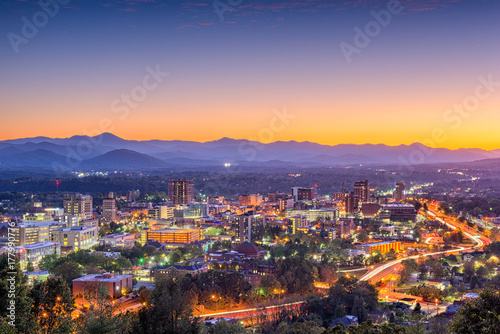 Tableau sur toile Asheville, North Carolina, USA