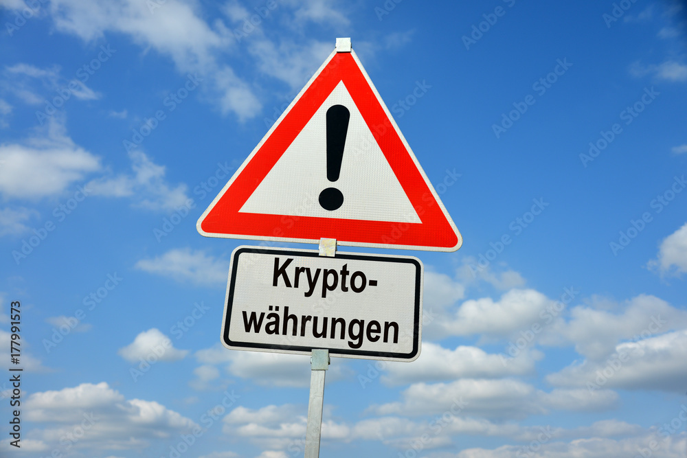 Kryptowährungen, Bitcoin, Wechselkurs, Schild, Warnung, symbolisch, Zahlungsmittel, Währung, Geld, Zahlungssystem, digitale Währung, Wechselkurs, blockchain, Wallet, Transaktion Kryptowährungen, Bitcoin, Wechselkurs, Schild, Warnung, symbolisch, Zahlungsmittel, Währung, Geld, Zahlungssystem, digitale Währung, Wechselkurs, blockchain, Wallet, Transaktion