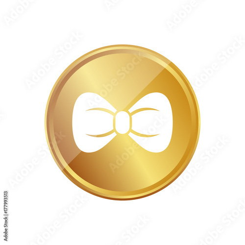 Gold Münze - Schleife