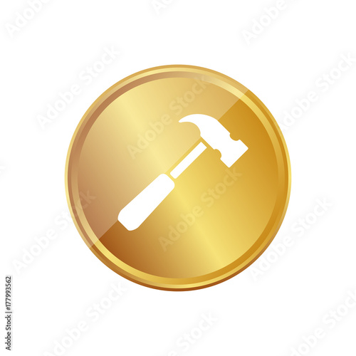 Gold Münze - Hammer