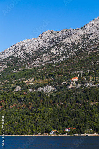 Franciscan Monastery in Orebic beneath Mount Elijah