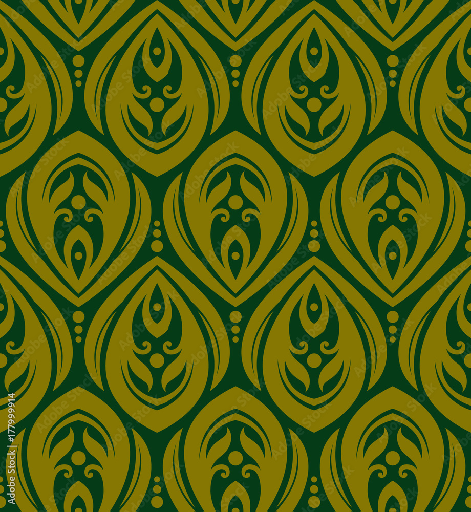 Seamless vector floral pattern Seamless vector floral pattern