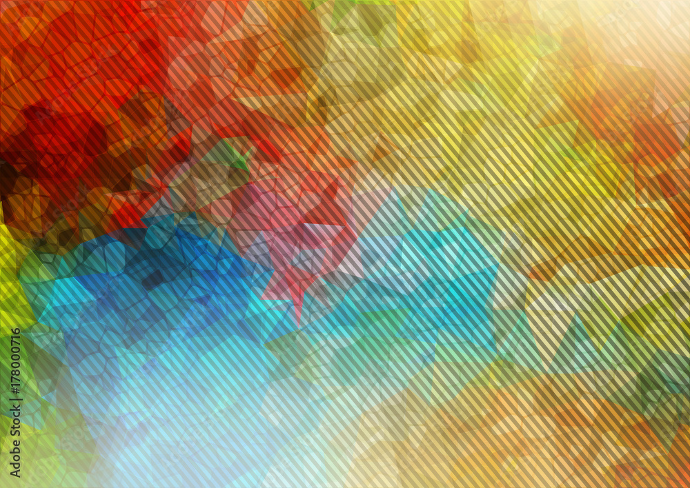 Obraz premium Abstract 2D triangle background with oblique lines