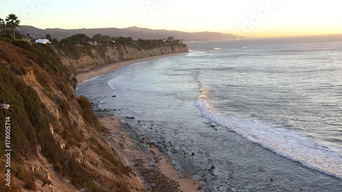 Sunrise over Point Dume in Malibu