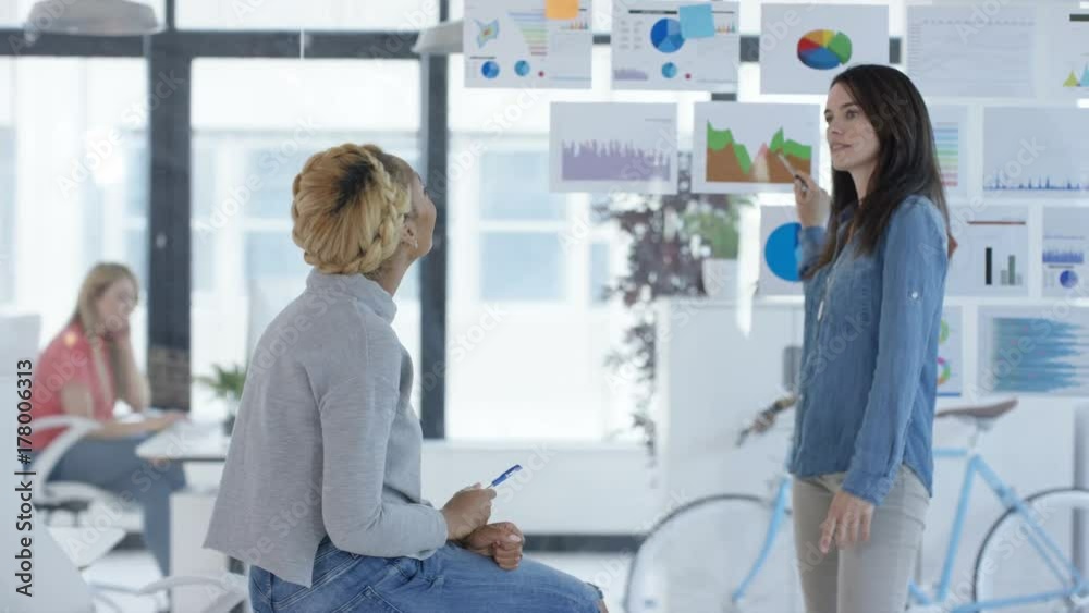 Business team in young startup company discussing profits & sales in a meeting. Shot on RED Epic. Business team in young startup company discussing profits & sales in a meeting. Shot on RED Epic.