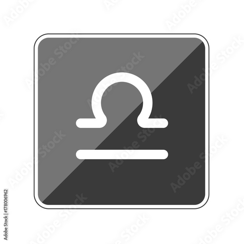 Waage - Tierkreis - Reflektierender App Button