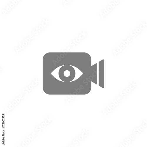 Camera eye web icon photo