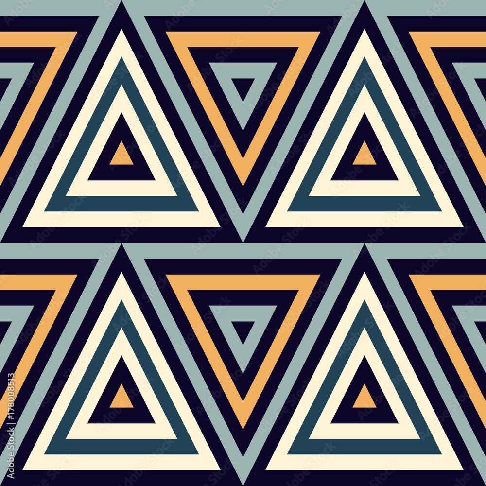 Seamless geometric pattern. Geometric simple print. Vector repeating texture with triangles. Seamless geometric pattern. Geometric simple print. Vector repeating texture with triangles.