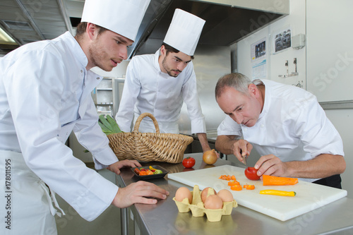 Tableau sur toile cooking master class