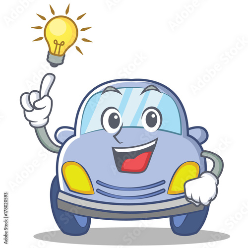Have an idea cute car character cartoon