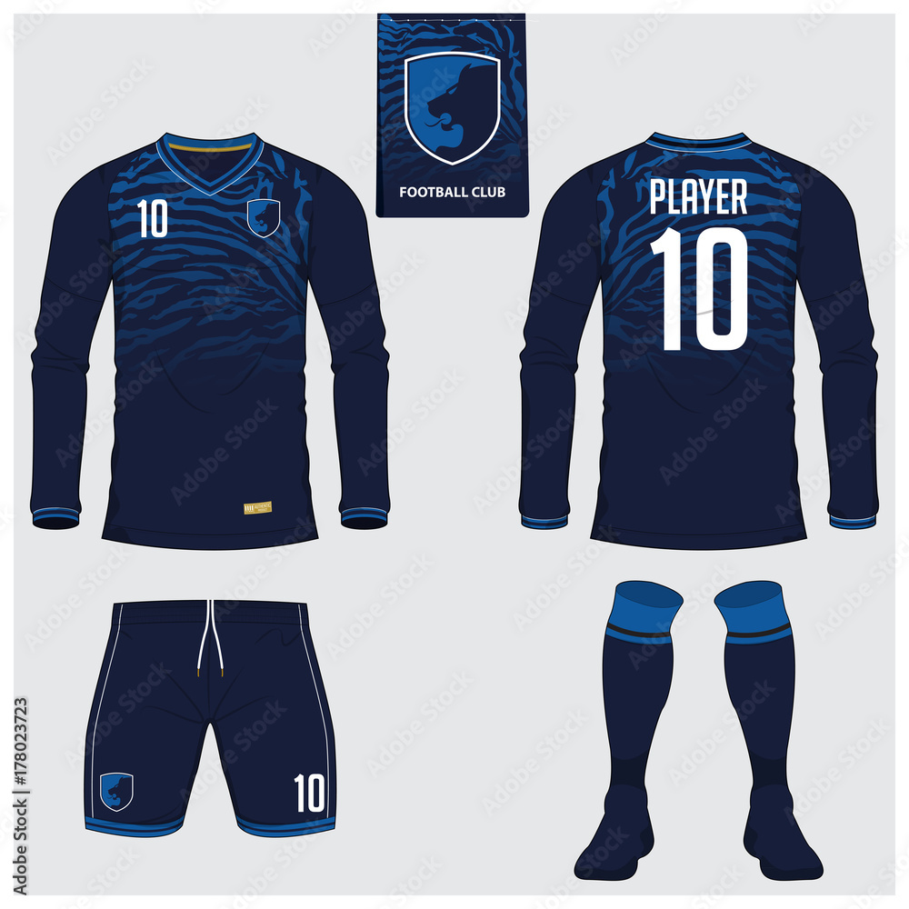 Soccer Jersey Or Football Kit, Short, Sock Template For Sport Club