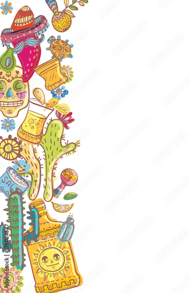 Mexico illustrations for beautiful design
