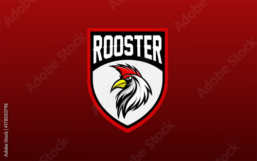 Rooster E-Sport Logo Team