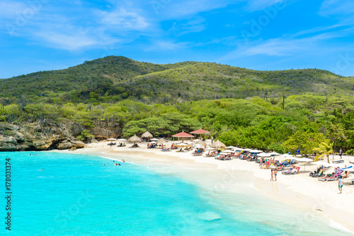 Grote Knip beach  Curacao  Netherlands Antilles - paradise beach on tropical caribbean island